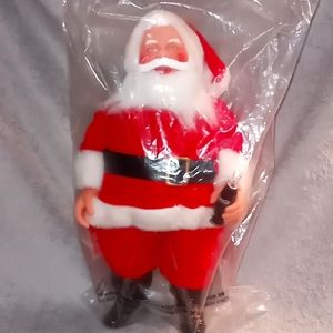 Vintage  1992 Santa Drinking a bottle of Coca-Cola
